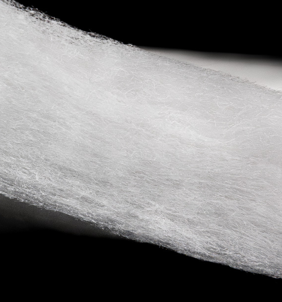 Close up of insulation.