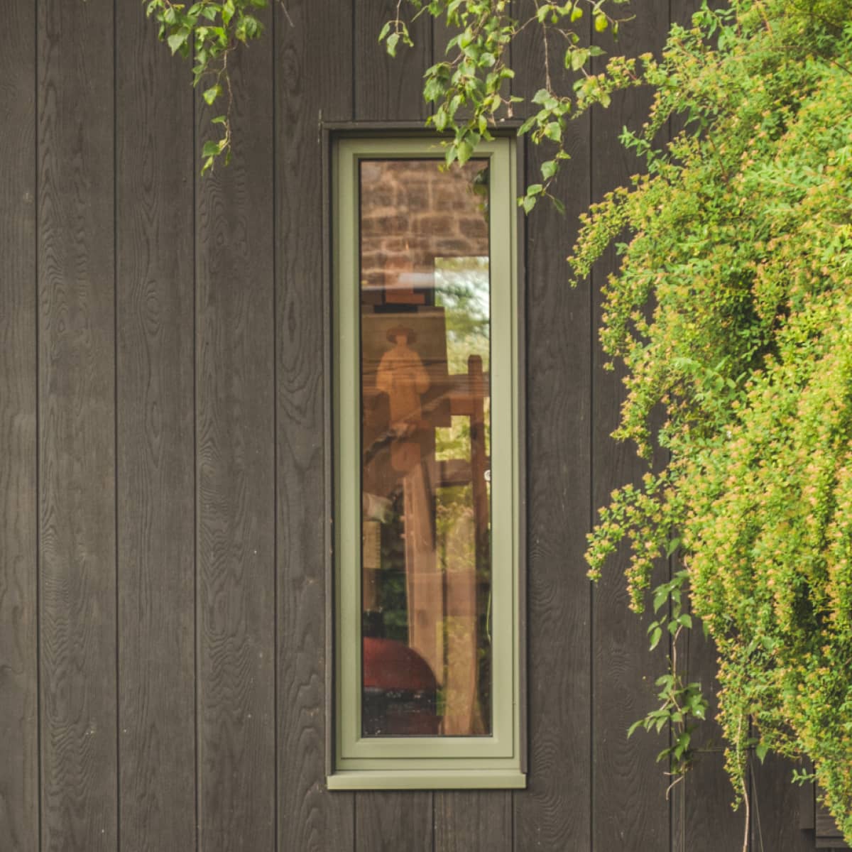 Single side window of Little Green Room