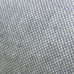 Detail of curtains in grey