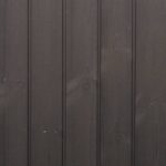Timber cladding in charcoal black.