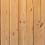 Timber cladding, natural.