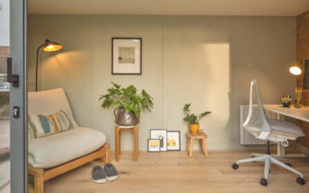 Little Green Room with mizzle interior office space.