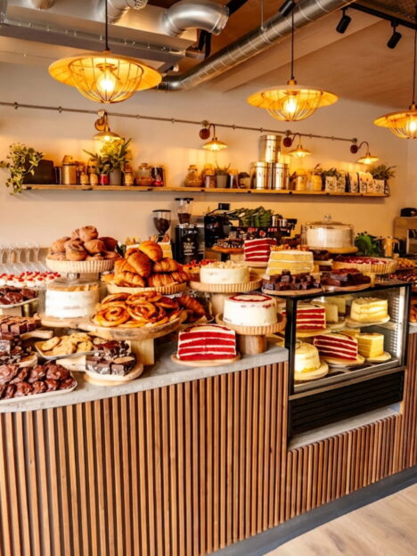 Cafe at the Little Green Room showroom