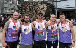 Team photo running in Bristol