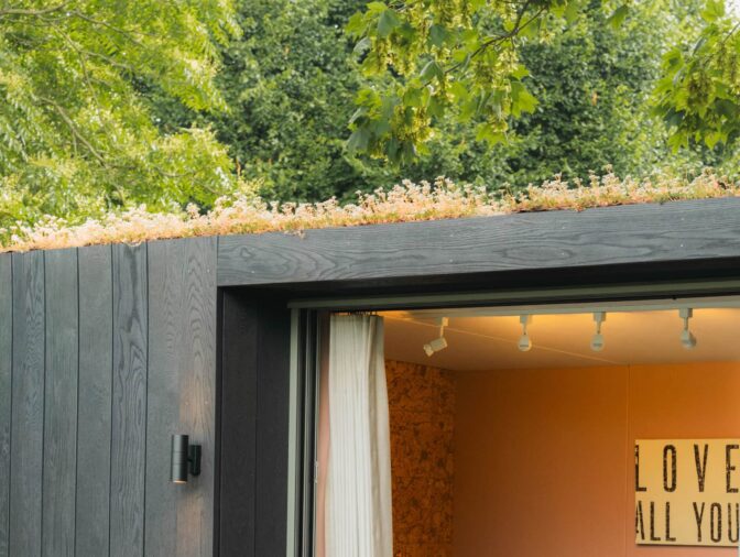 Little Green Room sedum roof