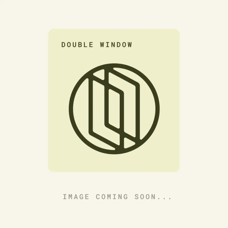 Line drawing of double window